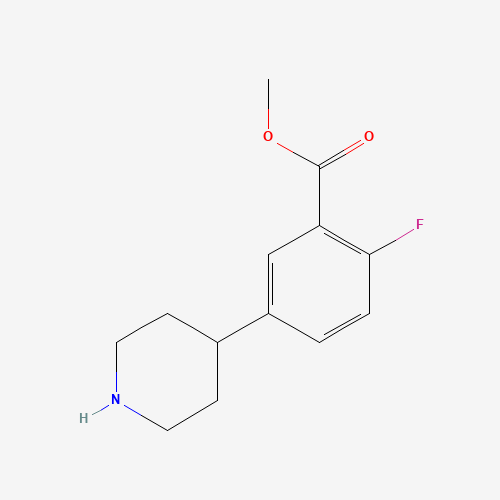 methyl 2-fluoro-5-piperidin-4-ylbenzoate (CAS: 782493-73-6) - Related Chemical Product