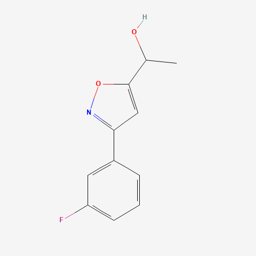 1-[3-(3-fluorophenyl)-1,2-oxazol-5-yl]ethanol (CAS: 889938-98-1) - Related Chemical Product