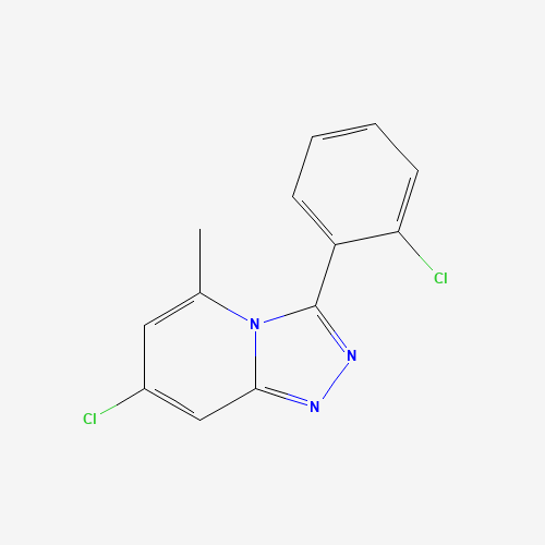 7-chloro-3-(2-chlorophenyl)-5-methyl-[1,2,4]triazolo[4,3-a]pyridine (CAS: 1019918-60-5) - Related Chemical Product