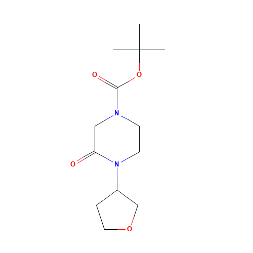 tert-butyl 3-oxo-4-(oxolan-3-yl)piperazine-1-carboxylate (CAS: 1284246-91-8) - Related Chemical Product