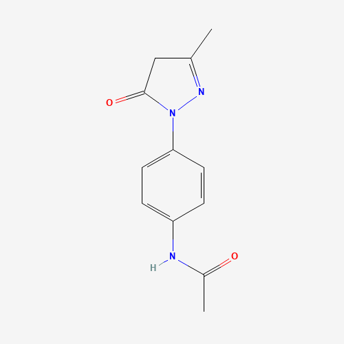 N-[4-(3-methyl-5-oxo-4H-pyrazol-1-yl)phenyl]acetamide (CAS: 184763-36-8) - Related Chemical Product