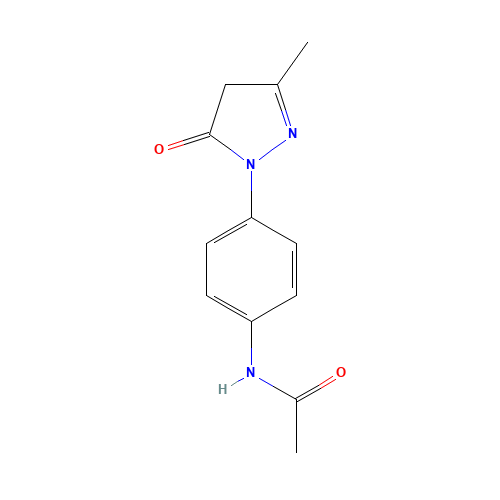 N-[4-(3-methyl-5-oxo-4H-pyrazol-1-yl)phenyl]acetamide (CAS: 184763-36-8) - Related Chemical Product