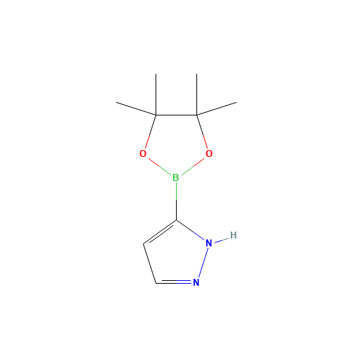 5-(4,4,5,5-tetramethyl-1,3,2-dioxaborolan-2-yl)-1H-pyrazole (CAS: 1086111-17-2) - Related Chemical Product