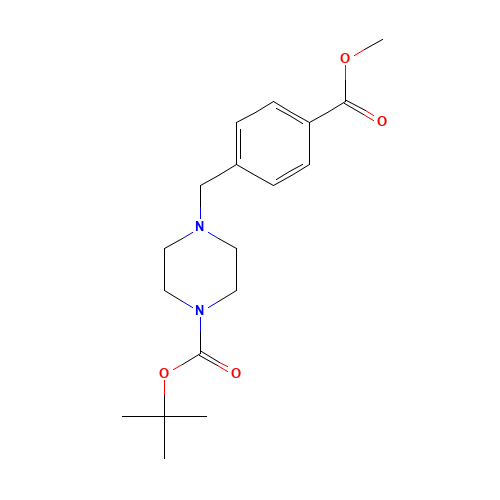 tert-butyl 4-[(4-methoxycarbonylphenyl)methyl]piperazine-1-carboxylate (CAS: 844891-11-8) - Related Chemical Product
