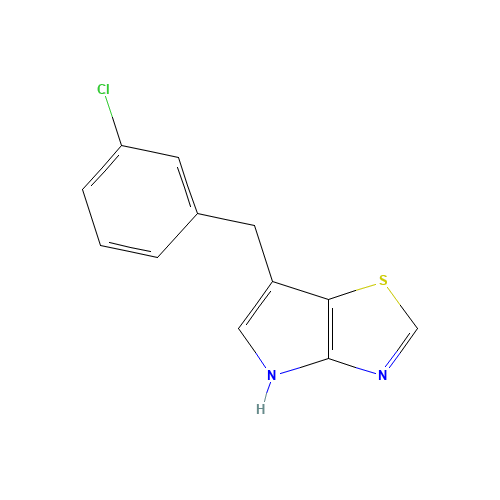6-[(3-chlorophenyl)methyl]-4H-pyrrolo[2,3-d][1,3]thiazole (CAS: 1312363-51-1) - Related Chemical Product