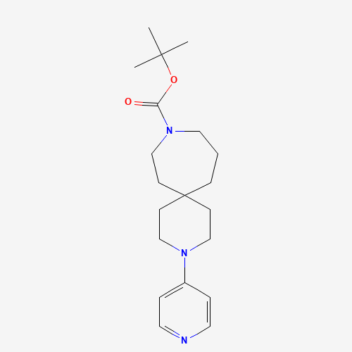 tert-butyl 3-pyridin-4-yl-3,9-diazaspiro[5.6]dodecane-9-carboxylate (CAS: 1246508-25-7) - Related Chemical Product