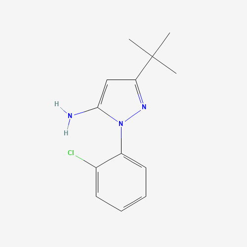 5-tert-butyl-2-(2-chlorophenyl)pyrazol-3-amine (CAS: 956397-18-5) - Related Chemical Product