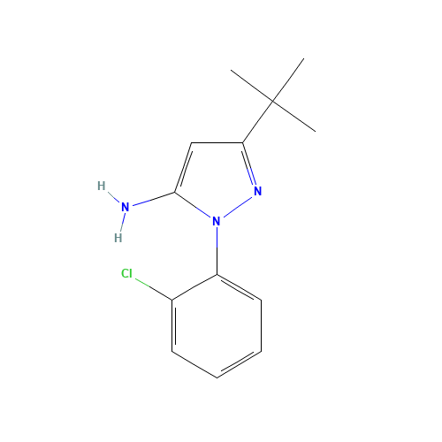 5-tert-butyl-2-(2-chlorophenyl)pyrazol-3-amine (CAS: 956397-18-5) - Related Chemical Product