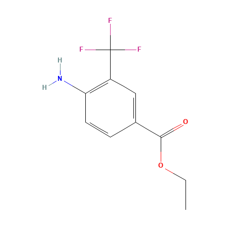 ethyl 4-amino-3-(trifluoromethyl)benzoate (CAS: 688020-69-1) - Chemical Structure and Molecular Formula 