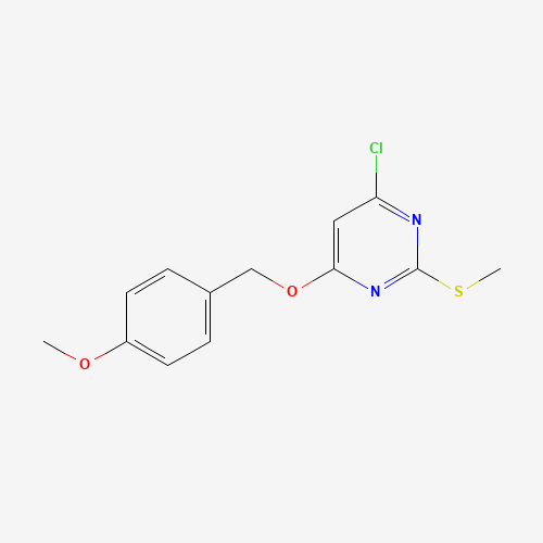4-chloro-6-[(4-methoxyphenyl)methoxy]-2-methylsulfanylpyrimidine (CAS: 1044559-02-5) - Related Chemical Product