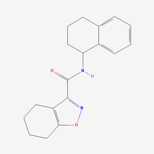 N-(1,2,3,4-tetrahydronaphthalen-1-yl)-4,5,6,7-tetrahydro-1,2-benzoxazole-3-carboxamide (CAS: 832146-09-5) - Related Chemical Product