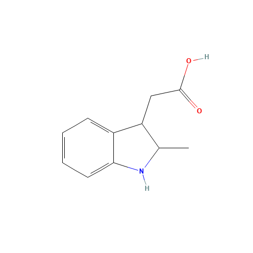 2-(2-methyl-2,3-dihydro-1H-indol-3-yl)acetic acid (CAS: 28478-51-5) - Related Chemical Product