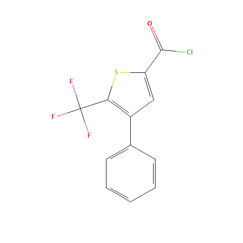 4-phenyl-5-(trifluoromethyl)thiophene-2-carbonyl chloride (CAS: 208108-75-2) - Related Chemical Product