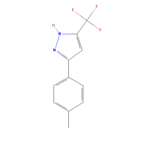 3-(4-methylphenyl)-5-(trifluoromethyl)-1H-pyrazole (CAS: 26974-15-2) - Related Chemical Product