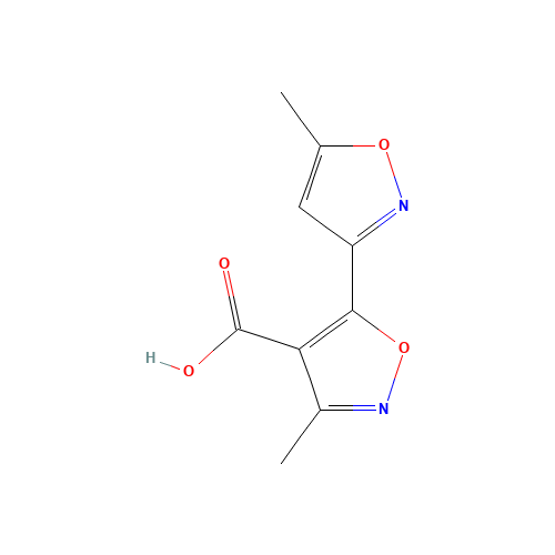 3-methyl-5-(5-methyl-1,2-oxazol-3-yl)-1,2-oxazole-4-carboxylic acid (CAS: 849066-63-3) - Related Chemical Product