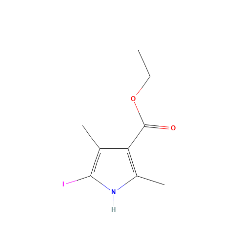 ethyl 5-iodo-2,4-dimethyl-1H-pyrrole-3-carboxylate (CAS: 5430-79-5) - Related Chemical Product