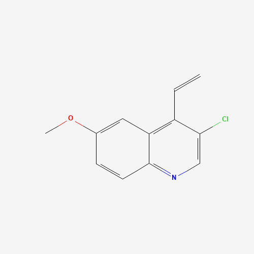 3-chloro-4-ethenyl-6-methoxyquinoline (CAS: 577692-15-0) - Chemical Structure and Molecular Formula 