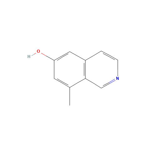 8-methyl-2H-isoquinolin-6-one (CAS: 918488-39-8) - Chemical Structure and Molecular Formula 