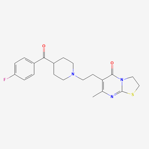 6-[2-[4-(4-fluorobenzoyl)piperidin-1-yl]ethyl]-7-methyl-2,3-dihydro-[1,3]thiazolo[3,2-a]pyrimidin-5-one (CAS: 86487-64-1) - Related Chemical Product