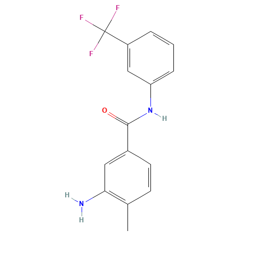 3-amino-4-methyl-N-[3-(trifluoromethyl)phenyl]benzamide (CAS: 23410-19-7) - Related Chemical Product