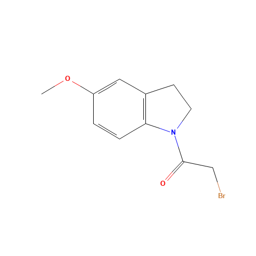 2-bromo-1-(5-methoxy-2,3-dihydroindol-1-yl)ethanone (CAS: 1116240-37-9) - Related Chemical Product