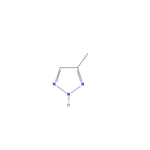 4-methyl-2H-triazole (CAS: 27808-16-8) - Chemical Structure and Molecular Formula 
