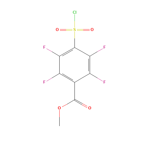 methyl 4-chlorosulfonyl-2,3,5,6-tetrafluorobenzoate (CAS: 145572-16-3) - Related Chemical Product