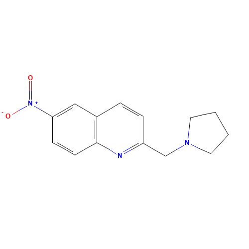 6-nitro-2-(pyrrolidin-1-ylmethyl)quinoline (CAS: 832102-34-8) - Related Chemical Product