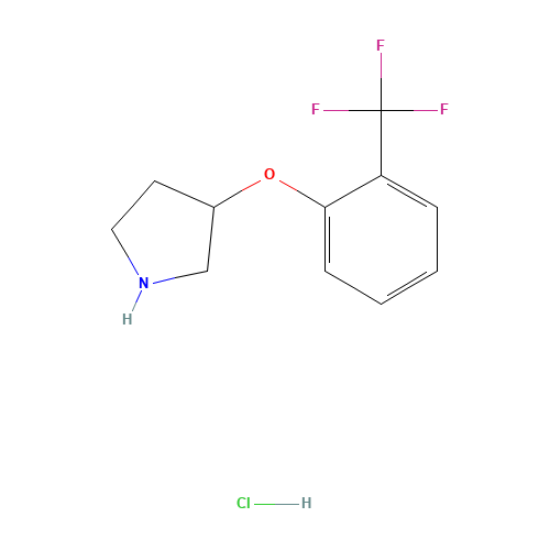 3-[2-(trifluoromethyl)phenoxy]pyrrolidine;hydrochloride (CAS: 1185301-92-1) - Related Chemical Product