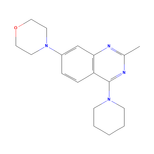 4-(2-methyl-4-piperidin-1-ylquinazolin-7-yl)morpholine (CAS: 1334601-19-2) - Related Chemical Product