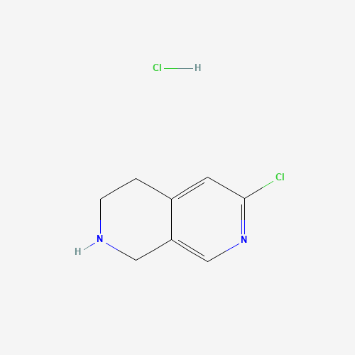 6-chloro-1,2,3,4-tetrahydro-2,7-naphthyridine;hydrochloride (CAS: 1335053-26-3) - Related Chemical Product