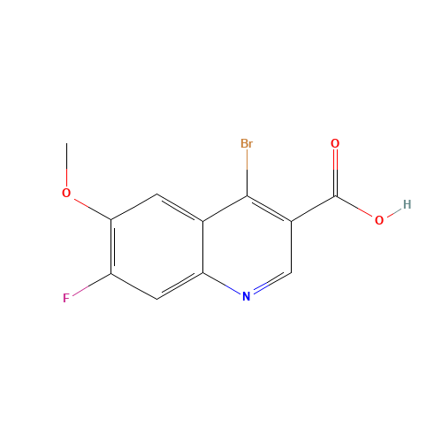 4-bromo-7-fluoro-6-methoxyquinoline-3-carboxylic acid (CAS: 1430732-12-9) - Related Chemical Product
