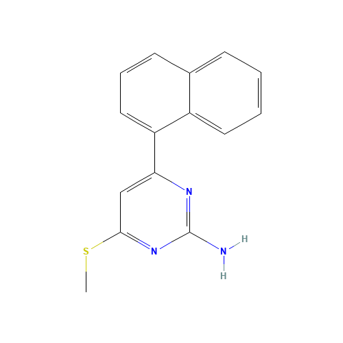4-methylsulfanyl-6-naphthalen-1-ylpyrimidin-2-amine (CAS: 199865-65-1) - Related Chemical Product