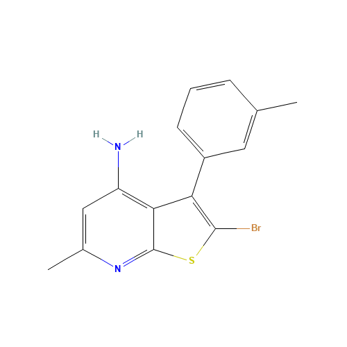2-bromo-6-methyl-3-(3-methylphenyl)thieno[2,3-b]pyridin-4-amine (CAS: 1312594-78-7) - Related Chemical Product