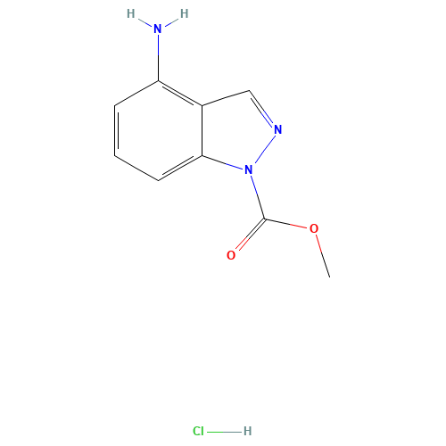 methyl 4-aminoindazole-1-carboxylate;hydrochloride (CAS: 890839-24-4) - Related Chemical Product