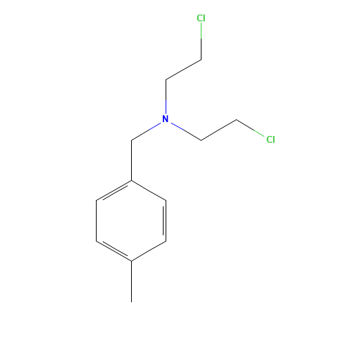 2-chloro-N-(2-chloroethyl)-N-[(4-methylphenyl)methyl]ethanamine (CAS: 30389-85-6) - Related Chemical Product