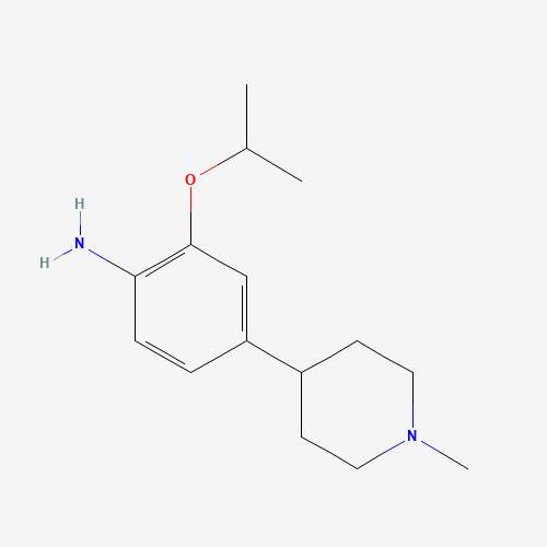 4-(1-methylpiperidin-4-yl)-2-propan-2-yloxyaniline (CAS: 1462950-47-5) - Related Chemical Product