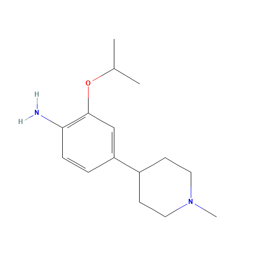 4-(1-methylpiperidin-4-yl)-2-propan-2-yloxyaniline (CAS: 1462950-47-5) - Related Chemical Product