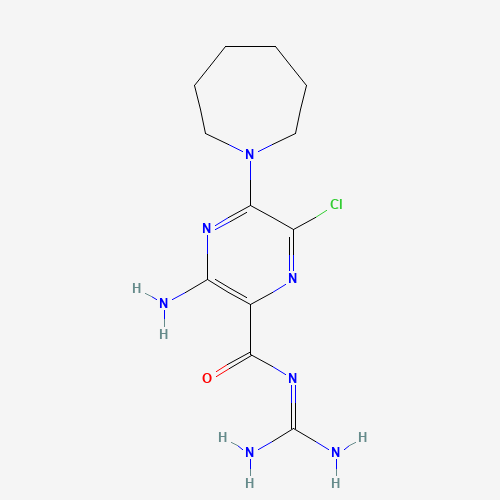 3-amino-5-(azepan-1-yl)-6-chloro-N-(diaminomethylidene)pyrazine-2-carboxamide (CAS: 1428-95-1) - Related Chemical Product