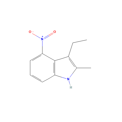3-ethyl-2-methyl-4-nitro-1H-indole (CAS: 104217-29-0) - Related Chemical Product