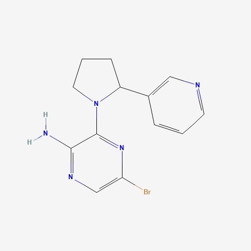 5-bromo-3-(2-pyridin-3-ylpyrrolidin-1-yl)pyrazin-2-amine (CAS: 893612-17-4) - Related Chemical Product
