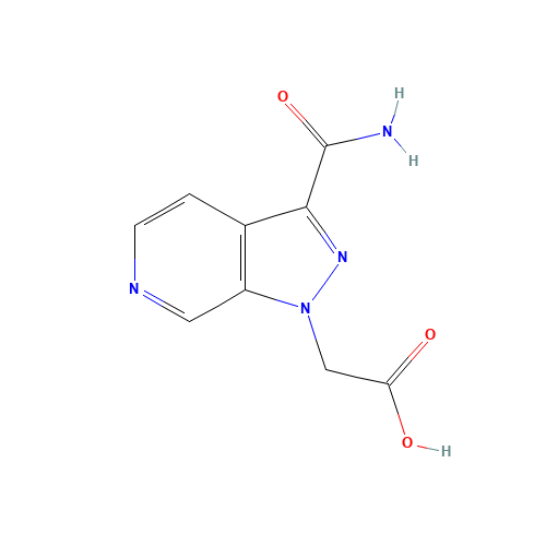 2-(3-carbamoylpyrazolo[3,4-c]pyridin-1-yl)acetic acid (CAS: 1386457-67-5) - Related Chemical Product