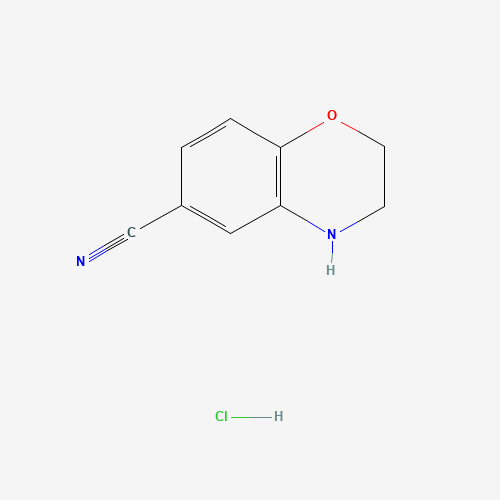 3,4-dihydro-2H-1,4-benzoxazine-6-carbonitrile;hydrochloride (CAS: 1314984-94-5) - Related Chemical Product