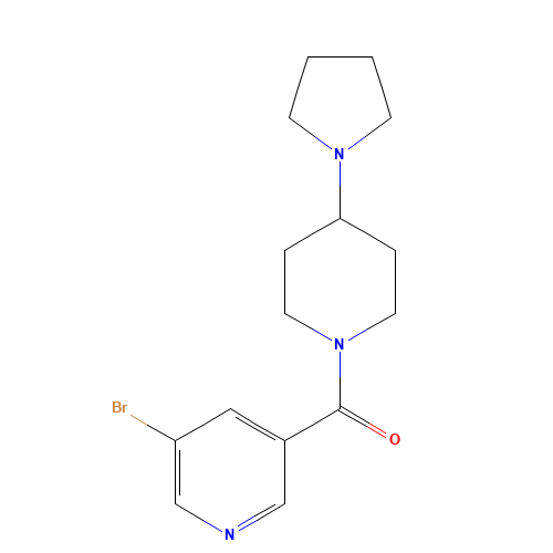 (5-bromopyridin-3-yl)-(4-pyrrolidin-1-ylpiperidin-1-yl)methanone (CAS: 1314241-44-5) - Related Chemical Product