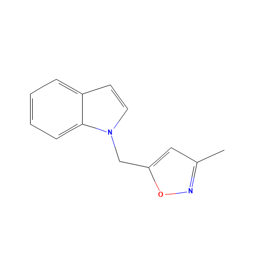 5-(indol-1-ylmethyl)-3-methyl-1,2-oxazole (CAS: 528593-71-7) - Related Chemical Product