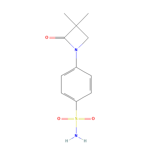 4-(3,3-dimethyl-2-oxoazetidin-1-yl)benzenesulfonamide (CAS: 478261-97-1) - Related Chemical Product