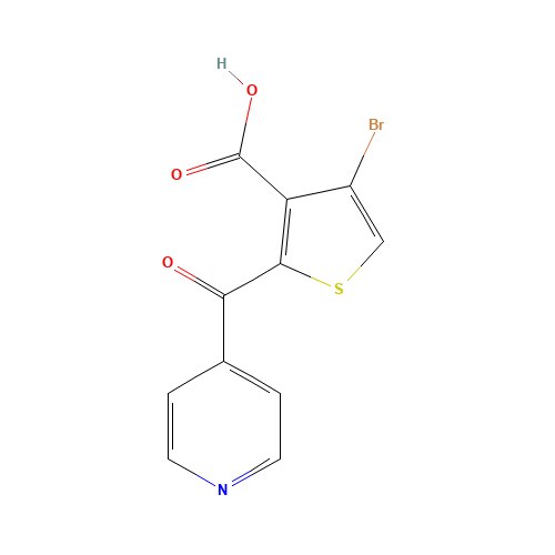 4-bromo-2-(pyridine-4-carbonyl)thiophene-3-carboxylic acid (CAS: 1433203-86-1) - Related Chemical Product