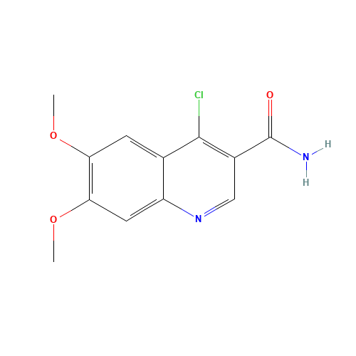 4-chloro-6,7-dimethoxyquinoline-3-carboxamide (CAS: 476193-83-6) - Related Chemical Product