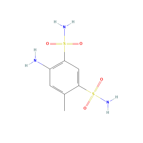 4-amino-6-methylbenzene-1,3-disulfonamide (CAS: 1020-33-3) - Related Chemical Product