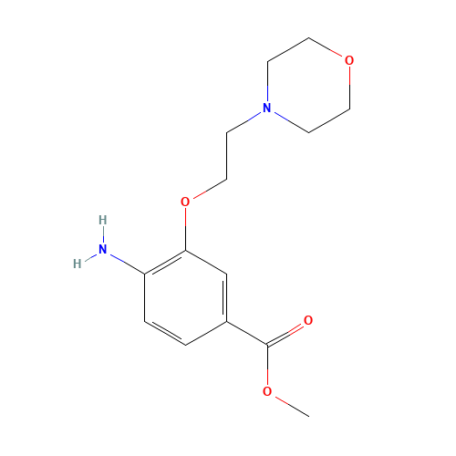 methyl 4-amino-3-(2-morpholin-4-ylethoxy)benzoate (CAS: 1096901-38-0) - Related Chemical Product